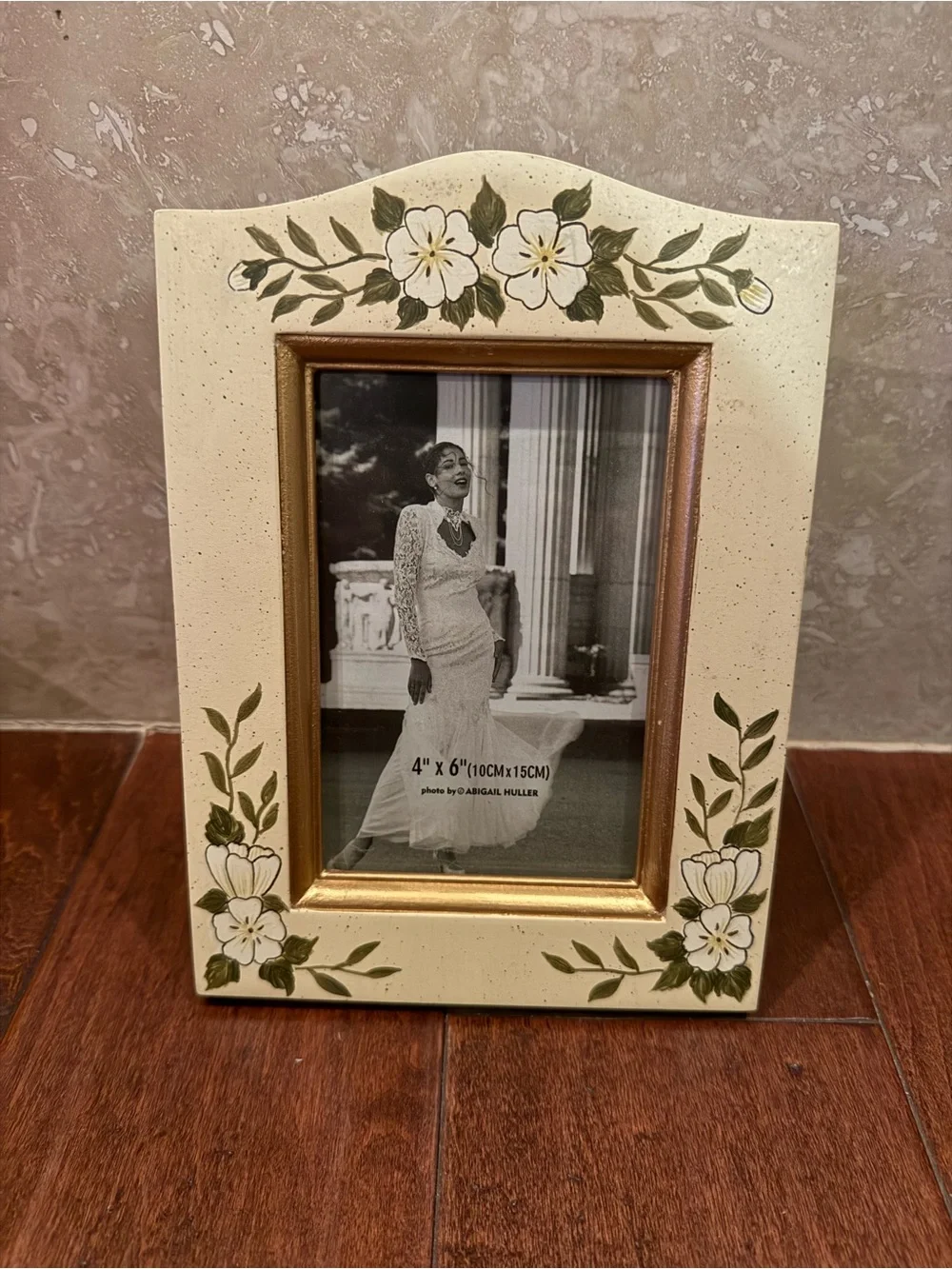 Vintage Hand Painted Floral Picture Frames Cottage Shabby Chic Romantic 4x6